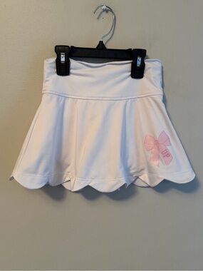 Set Athletics White Skirt with Pink Bow Detail